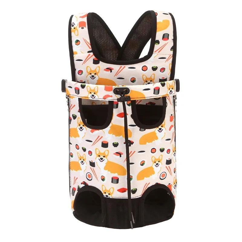 Classic Dog Carrier Backpack Legs Out Portable Hands-Free Pet Cat Puppy Travel Bag for Small Dog Cats Gatos Perros
