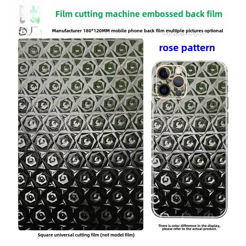 8-Inch 3-Layer Carbon Fiber Blade Laser Cutting Machine for Universal Mobile Phone Leather Pattern Films