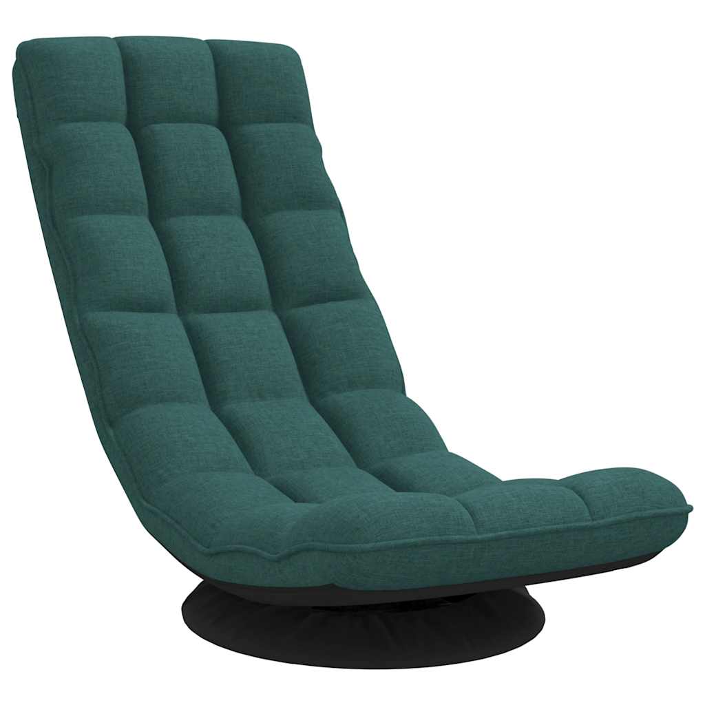 Floor Chair Rotatable Dark Green 70x51x79 Cm Fabric