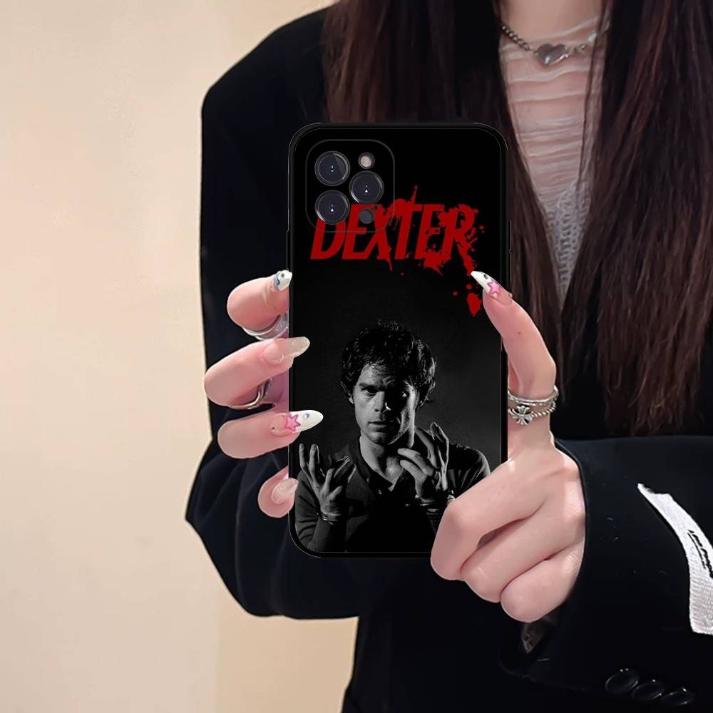 Dexter Morgan For IPhone 17 16 15 14 13 12 11 Pro Max Plus Shockproof Black Soft Phone Cover