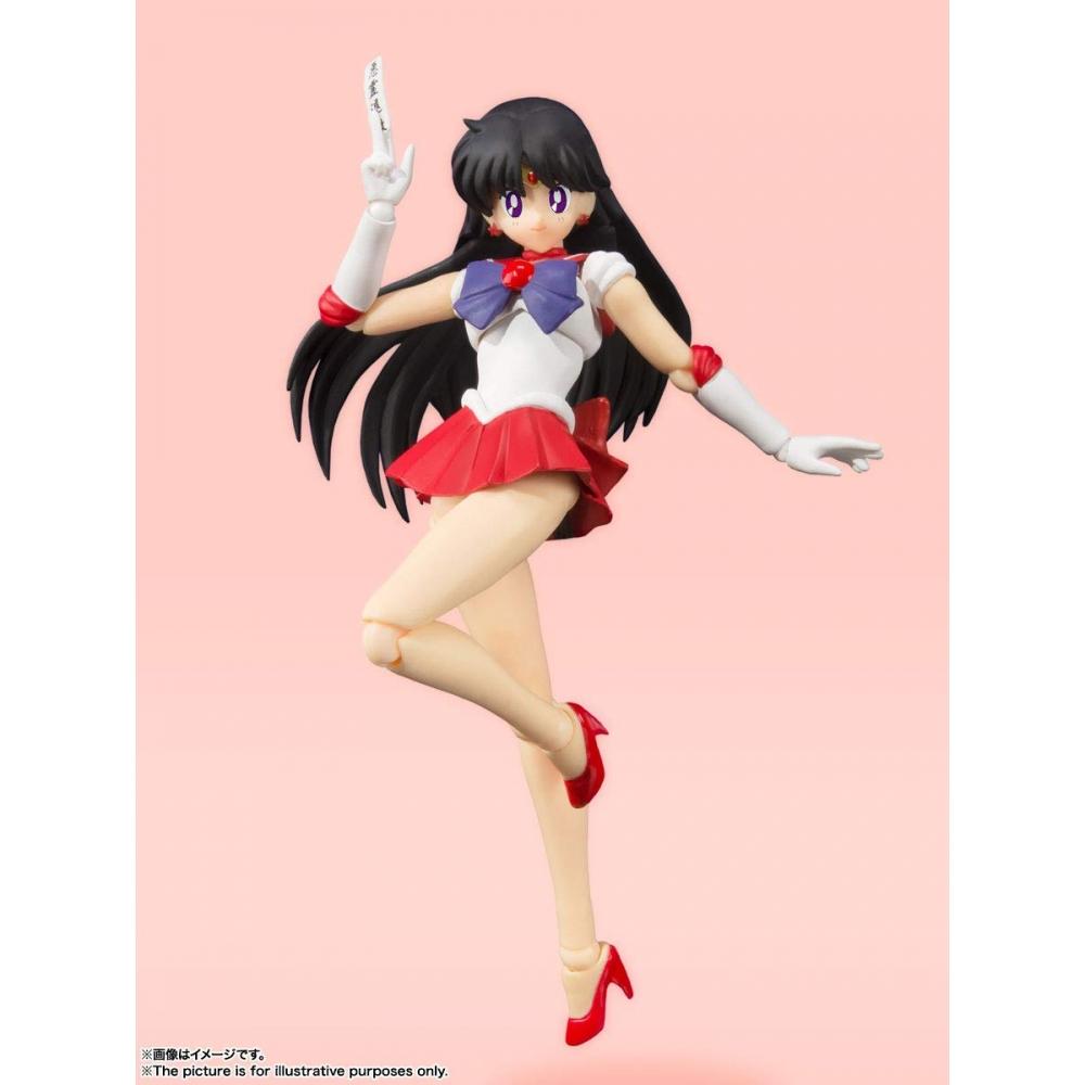 SHFiguarts Sailor Moon Sailor Mars - Barevná edice animace- (Verze pro další prodej) Cca. Pohyblivá figurka 140mm PVC&ABS lakovaná