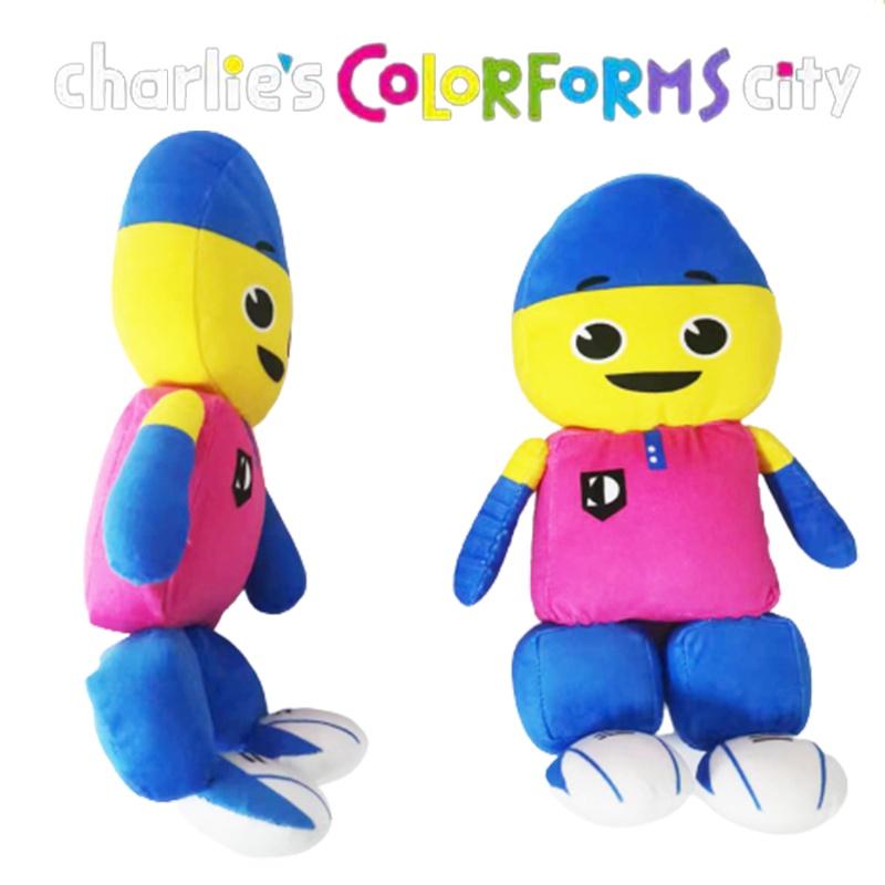 Super Soft Charlie's Colorforms City Plush Doll Toy For Kids Xmas Gift Home Decor
