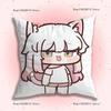 Cute Game T-Trickcal Anime Pillow Case Anti-Dustmite Pillowcase Invisible Zipper Silky Short Plush Sofa Cushion Cover