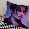 J-Johnny Depp Pillow Case Square Pillow Bedroom Sofa Leisure Comfort Cushion Car Living Room Home Decoration