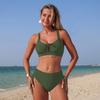 Women's Split  Bikini Swimsuit Sport Swimsuit