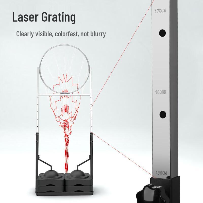 Stojak treningowy do podań w koszykówce