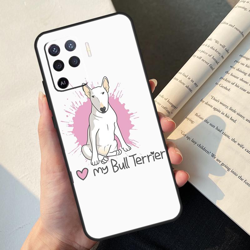 Bullterrier Bull Terrier Dog Case For Oppo A5 Pro A15 A16 A17 A57 A77 A94 A74 A54 A76 A96 A40 A60 A80 A18 A38 A58 A78 A98