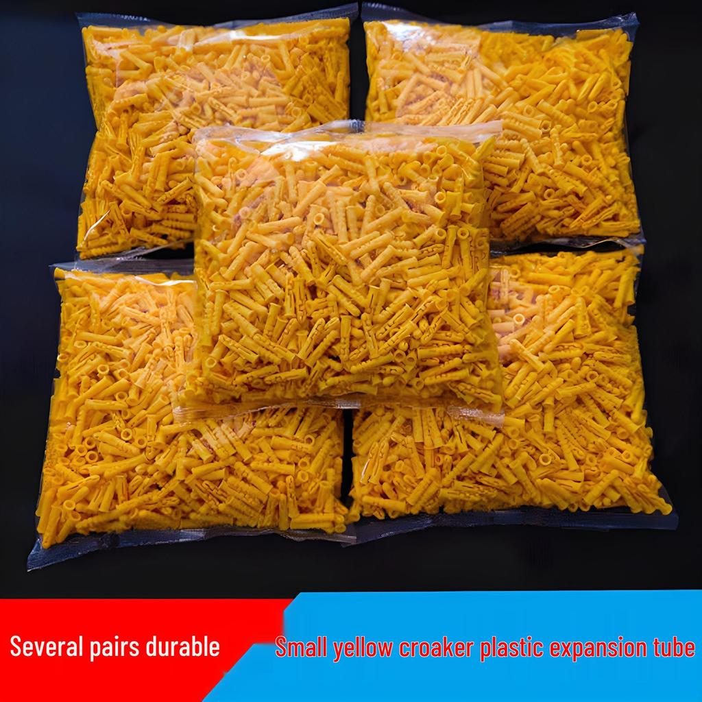 M6 Plastic Expansion Tubes & Wall Plugs for Self-Tapping Screws (6mm & 8mm)