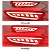2PCS Car Tail Light LED Brake Light Taillight For Hyundai Accent Hatchback 2012 2013 2014 2015 2016 2017 Rear Bumper Lamp