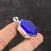 Facettierter blauer Saphir-Anhänger, Edelstein-Anhänger, handgefertigter Schmuck, 925er Sterlingsilber-Anhänger, neuestes Design, Boho-Schmuck, Geschenk für Sie