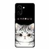 Black Silicone Case For OnePlus Nord CE5 Case One Plus Nord CE 5 Cartoon Cat Soft Back Cover For OnePlus Ace 5 Racing Phone Case