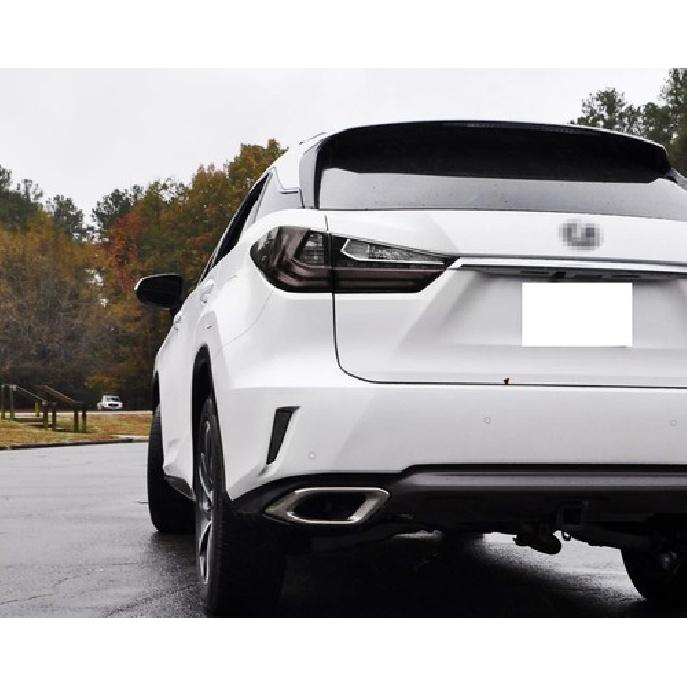 Blackout Smoked Lens Rear Bumper Reflector Lenses For Lexus 2015-19 RX350 RX450h