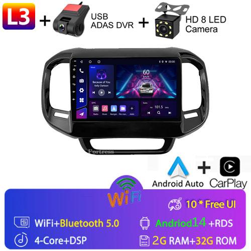 Android14 Auto Car Radio For FIAT Toro 2017 - 2021 Multimedia Navigation GPS 4G WIFI Carplay Player Carplay Stereo 2Din DVD