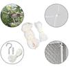 Cat Safety Protection Fence Pet Anti-Fall Netting Fence Cat Dog Nylon Protective Transparent Mesh Nylon Balcony Protective Fence