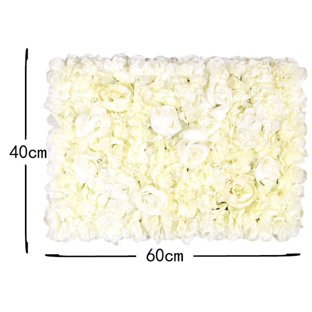 40x60cm Wedding Background Backdrop Flower Wall Backdrop Artificial Flower Wall Panels Home Decor beige