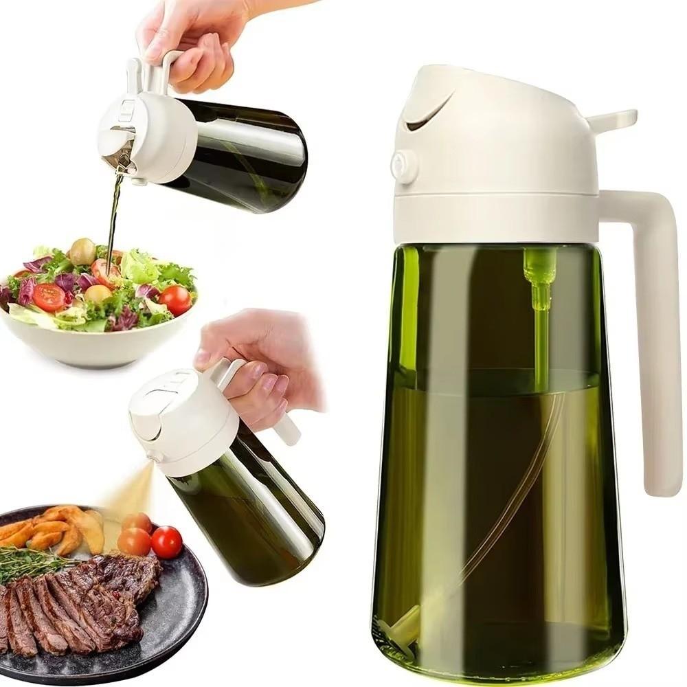 470ML Light-Blocking Oil Sprayer Hand-held Kitchen Oil Bottle Durable Oil Spray Bottle Cooking Use
