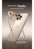 iPhone 15 Pro Aluminum Alloy Heat Dissipation Bumper Case with Seahorse Buckle
