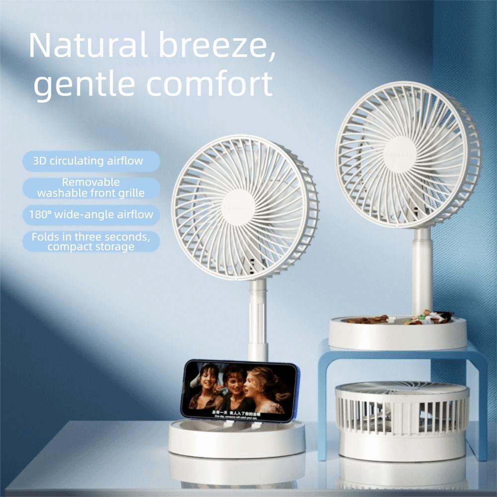 Adjustable Angle USB Fan Foldable Mini Electric Fan Energy Saving Desktop Fan Dormitory