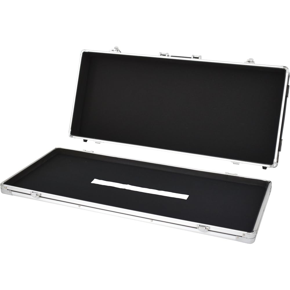 KC Effector Case EC-100/BK Hard Shell Pedalboard Black 745 x 310 65mm Compact Effects Pedal Multi-Effects MTR Storage
