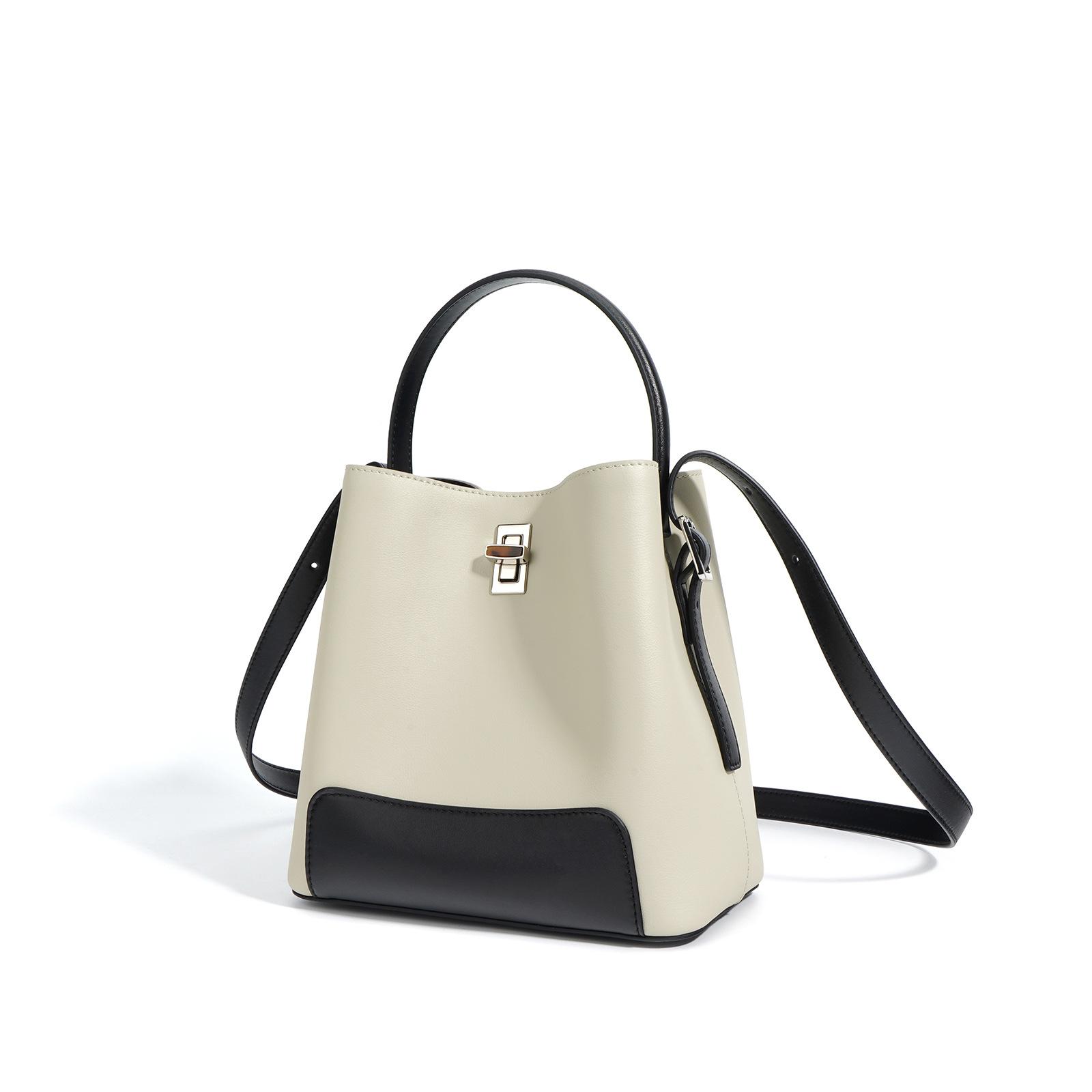 

Новая сумка Женская новая кожаная сумочка Универсальная сумка через плечо Сумка-ведро кроссбоди Сумка для通勤 для женщин