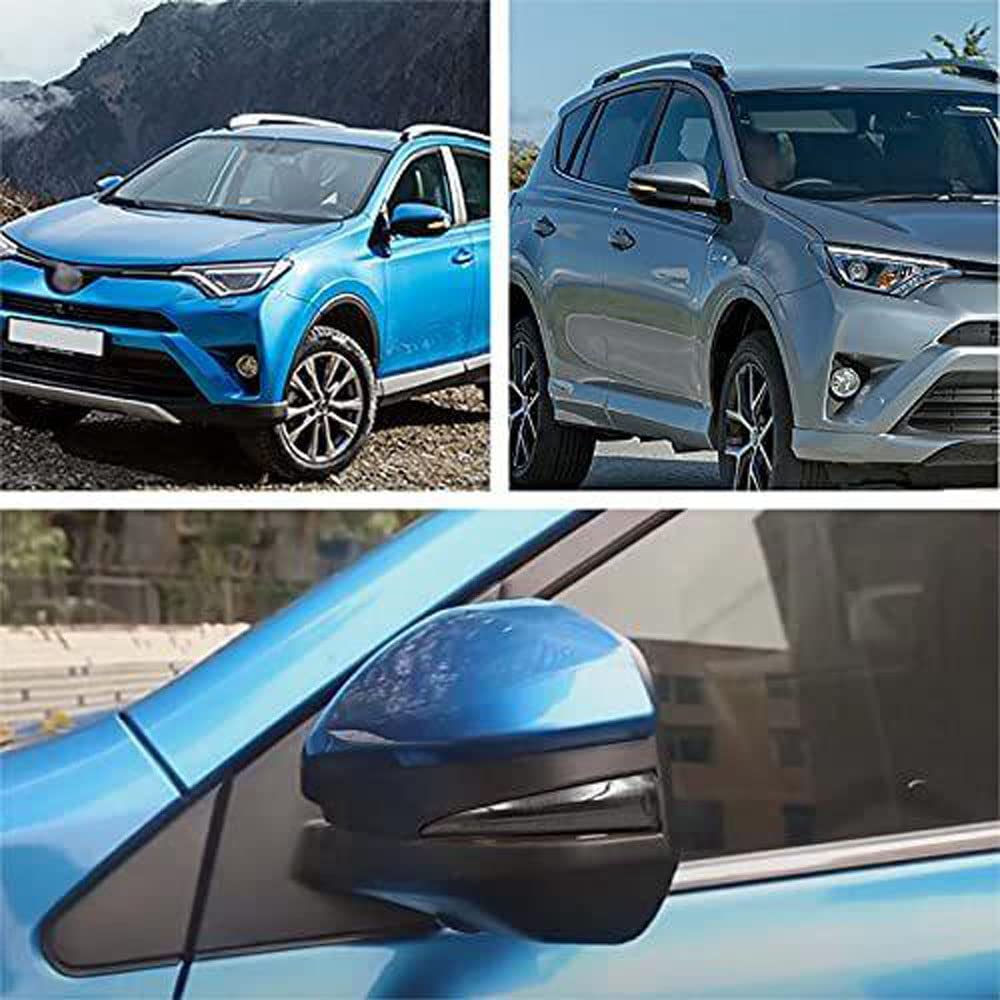 Hotimp® Compatible with Toyota Harrier (60 Series, 80 Series, Noah, Voxy, Exfire) - LED Door Mirrors with Sequential Turn Signals (Smoke Lens)