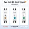 Tuya Smart WiFi Circuit Breaker: Remote Timer Control with Over/Undervoltage Protection