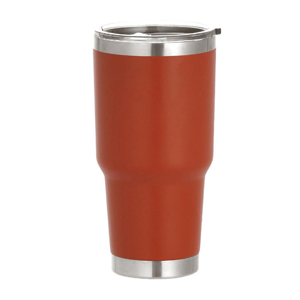 30 Oz Vacuum Flask Travel Mug Tumbler Double Wall Insulation Cup Hot & Cold Water Bottle with Flip Lid Colorful for Car Holder