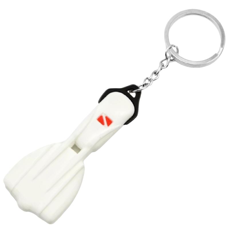 Porte-clés Palmes de Plongée en Silicone Porte-clés Palmes de Plongée Polyvalent Accessoire Suspendu pour Clés et Sacs à Dos