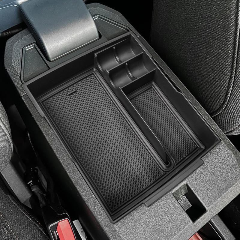 Double Layers Center Console Organizer Tray for   2024 2025 Ford Maverick Armrest Storage Box Car Storage Accessories