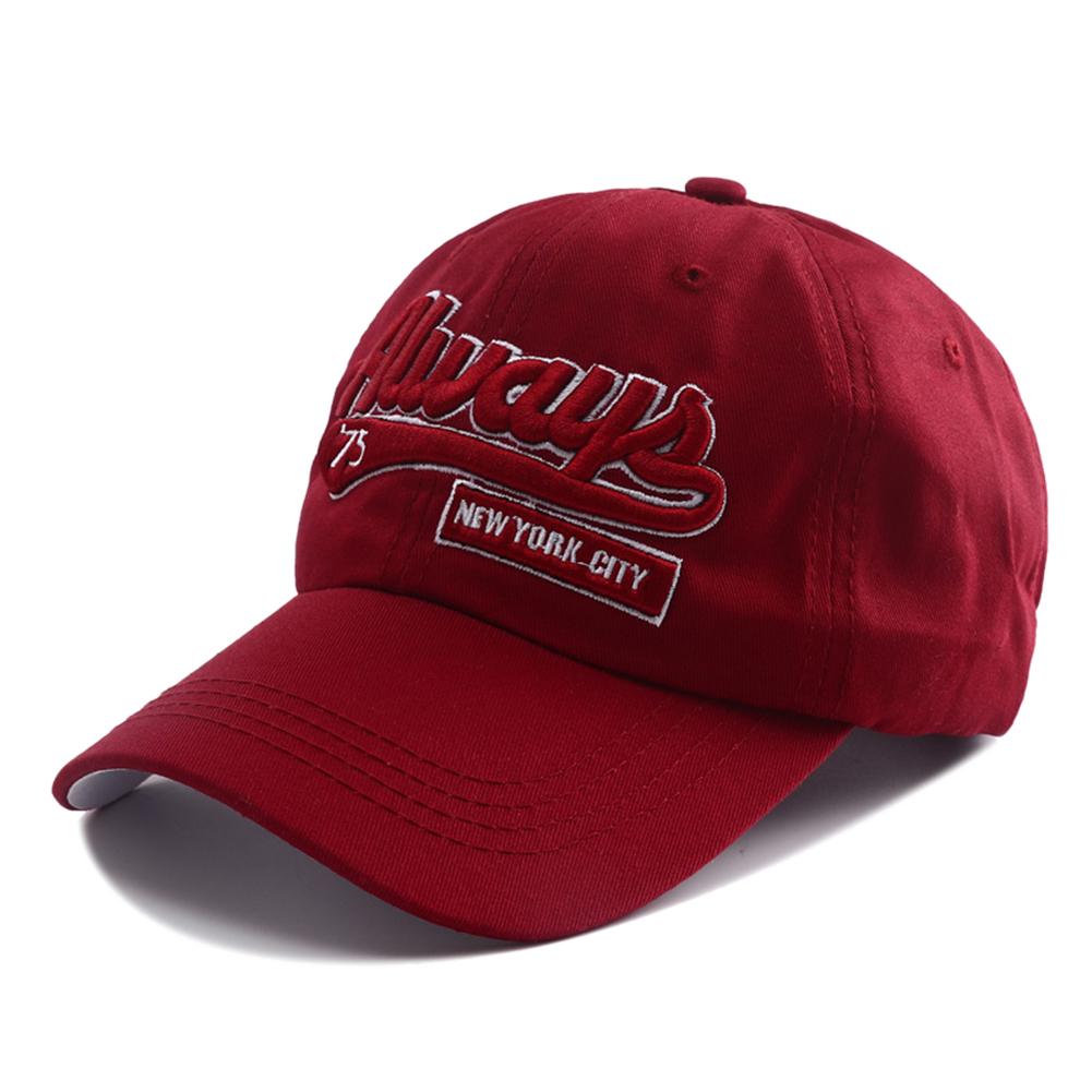 New Korean Style Letter Embroidered Baseball Cap Outdoor Travel Snapabck Hat Women'S Sunshade And Sun Protection Hats