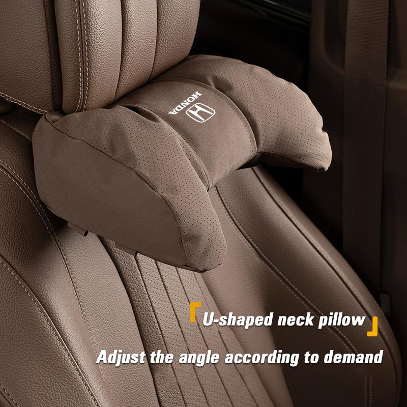TQDX8 U-style Car Neck Pillow Auto Seat Headrest For Honda Civic Accord Crosstour Spirior Odyssey Avancier UR-V Sienna Elysion CR-Z