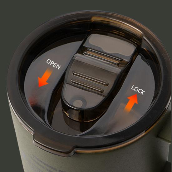 350ml kempingový hrnek s víčkem Potravinářský hrnek bez BPA Ultra lehký nerezový hrnek na vodu Outdoor Travel Camping nádobí