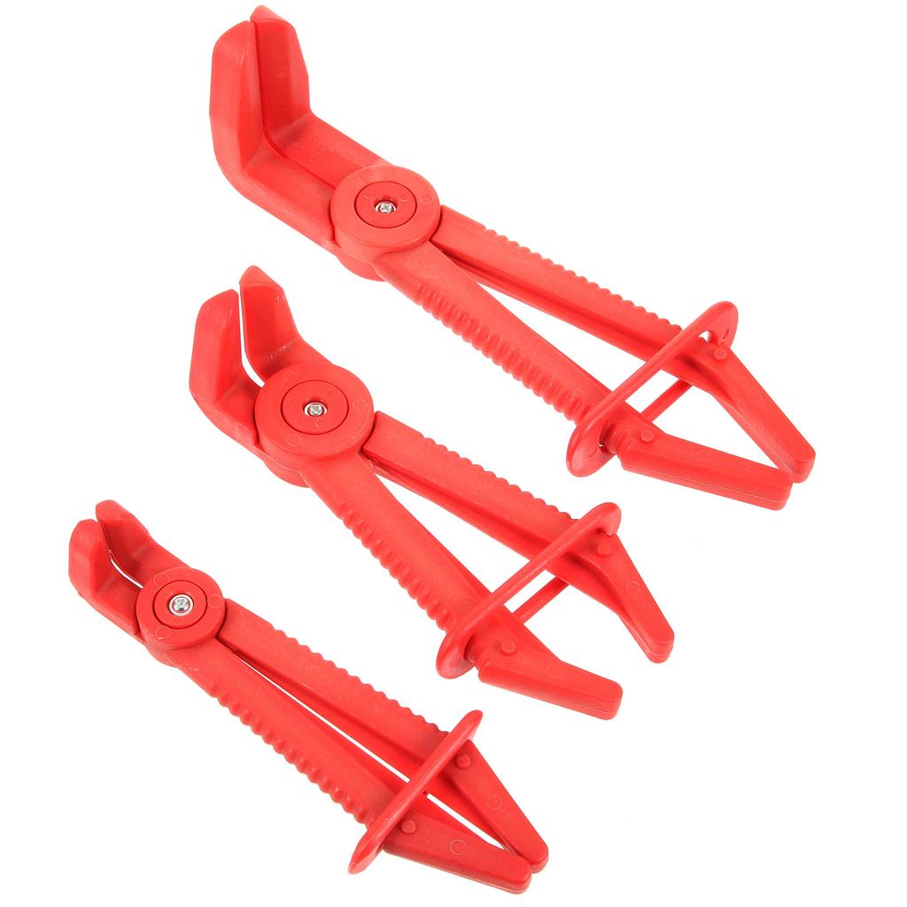 3Pcs Hose Clamp Pliers Set Plastic Automotive Hose Pinch Off Tools Brake Fuel Cooling Radiator Line Clamp Pliers