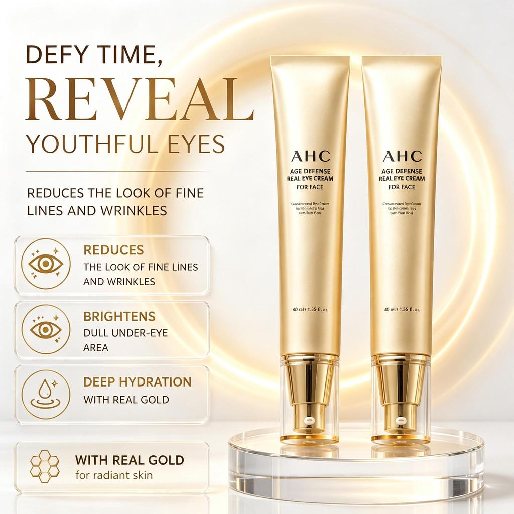 AHC Age Defense Real Eye Cream For Face 40ml*2pc