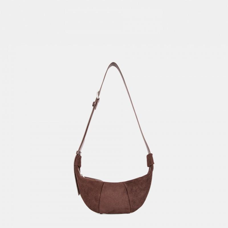 

Kosong Croissant High-mercerized Adjustable Shoulder Strap Cross-body Bag 37x5x16cm