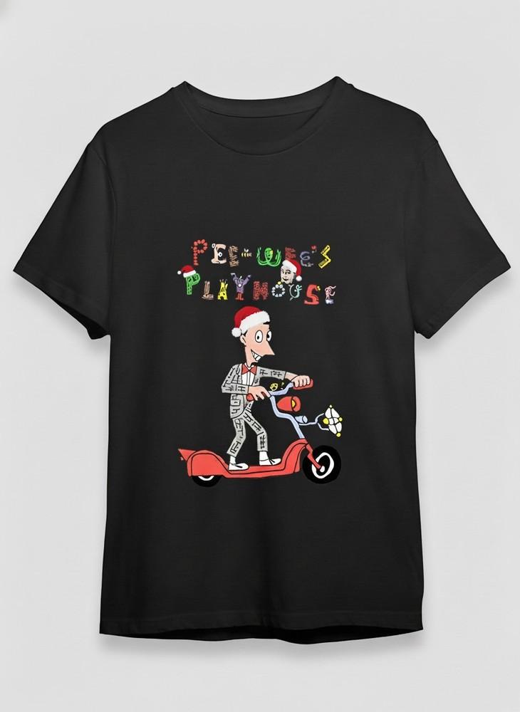 

Pee Wee Herman Playhouse Scooter Christmas Shirt Gift Xmas S-5XL AA707 Unisex T-Shirt S