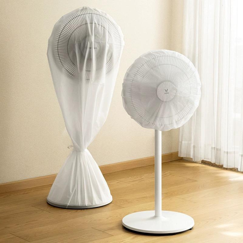 Copertura Antipolvere Impermeabile in PEVA per Ventilatore Elettrico Verticale da Pavimento Universale, Coperture Antipolvere Rotonde Lavabili, Protezione Resistente all'Umidità