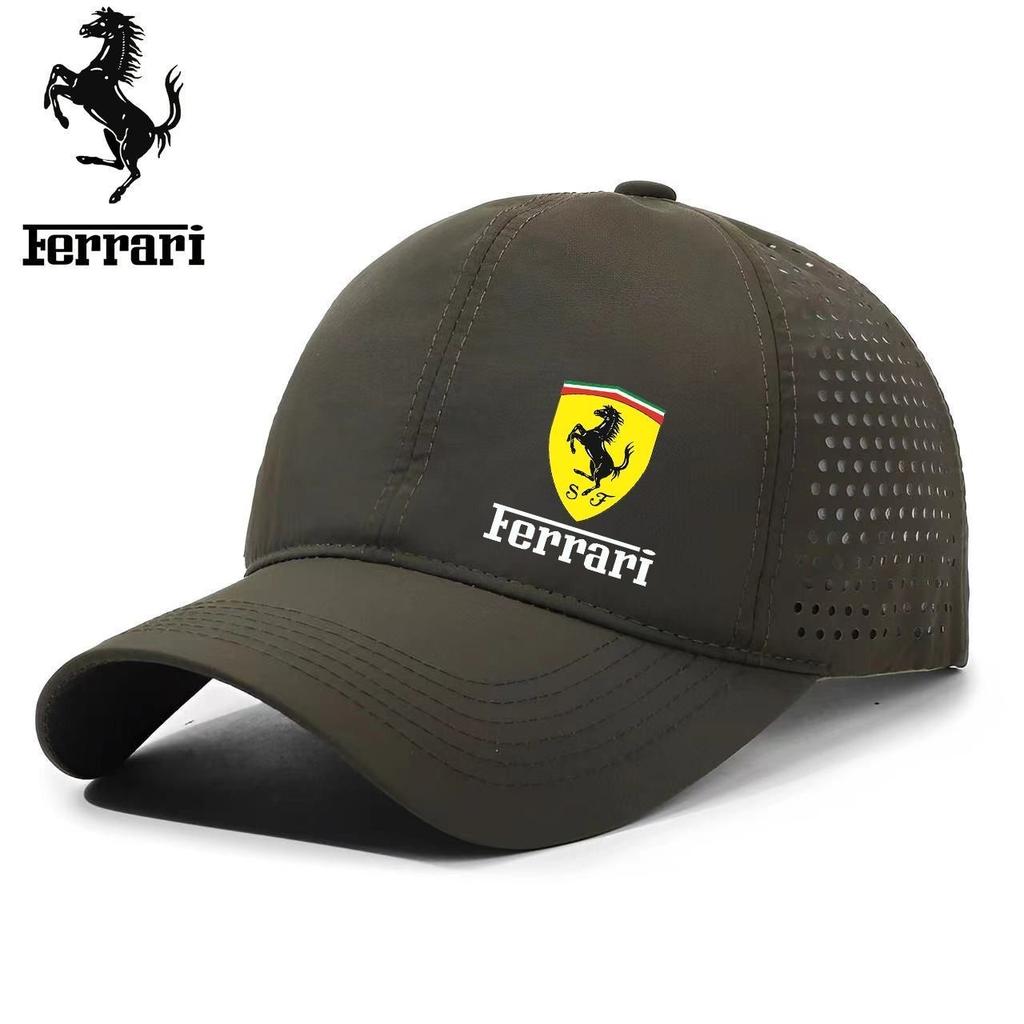 Ferrari Herren F1 Rennkappe Outdoor Baseballkappe Atmungsaktive Sonnenschutzkappe für Ferrari F1 F80 SF90 Stradale SF90Spider 296 GTB GTS