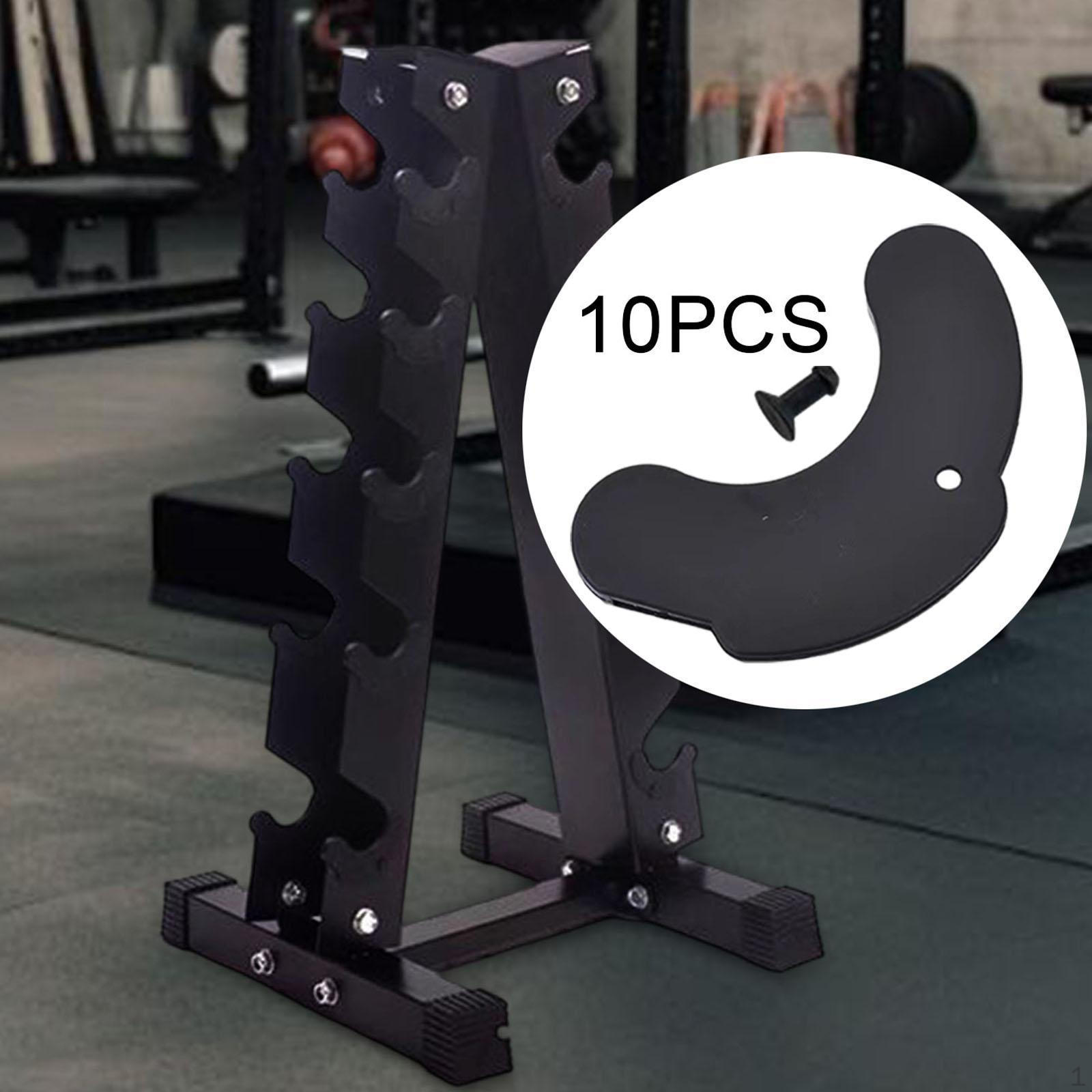 

10 Pieces Dumbbell Rest Dumbbells Pads Home Gym Shockproof Replacement,Sturdy Protector Workout Style B
