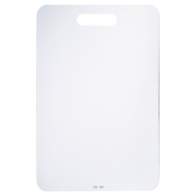 Meat Cutting Board Double Side Chopping Boards Unique Cutting Boards Stainless Steel Texture Suitable for Everyday Use