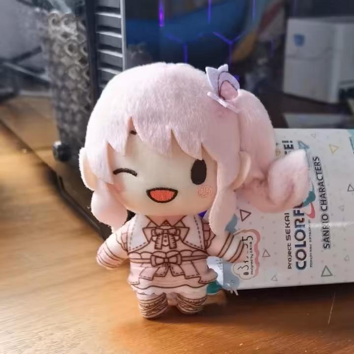 Project Sekai Yoisaki Kanade Pyjama Plüschtier Spielzeug PJSK Kawaii Kuscheltiere Schlüsselanhänger Anhänger Rucksäcke Ornamente Geschenke