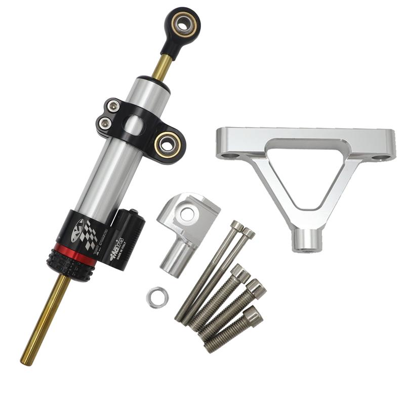 Motorcycle Steering Damper Stabilizer & Bracket For KAWASAKI ZX6R ZX-6R 2007 2008 07 08