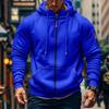 Men Athletic Workout Jacket Fashion Sweatshirt  Pockets Fall Fashion  Oversized Hoodies