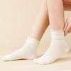 Women's Winter Cotton Socks Curled Socks Candy Solid Color Simple Socks Daily