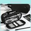 Simple Hanging Multi Compartment Pen Case With Durable Fabric For Students And Office Use