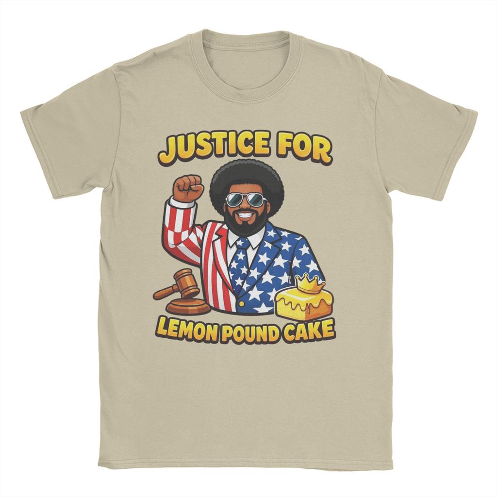 Unique AfroUnisex Lemon Pound Cake TShirt Unisex Unisexs Round Neck Cotton T Shirts Short Sleeve Tee Shirt Graphic Printed Clothes
