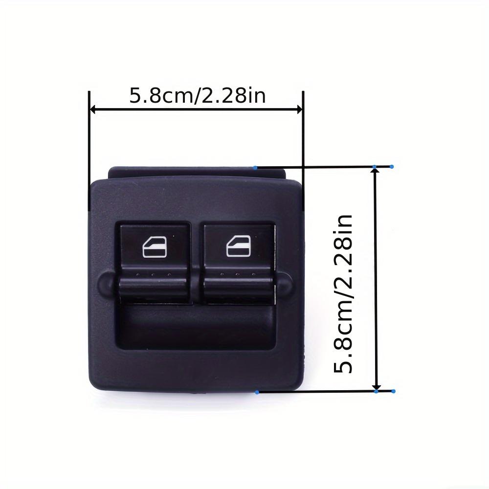 1C0959855/1C0959527 Electric Power Master Window Switch Button for VW Beetle 1998-2010 Left Side Installation 4-Pin Plug