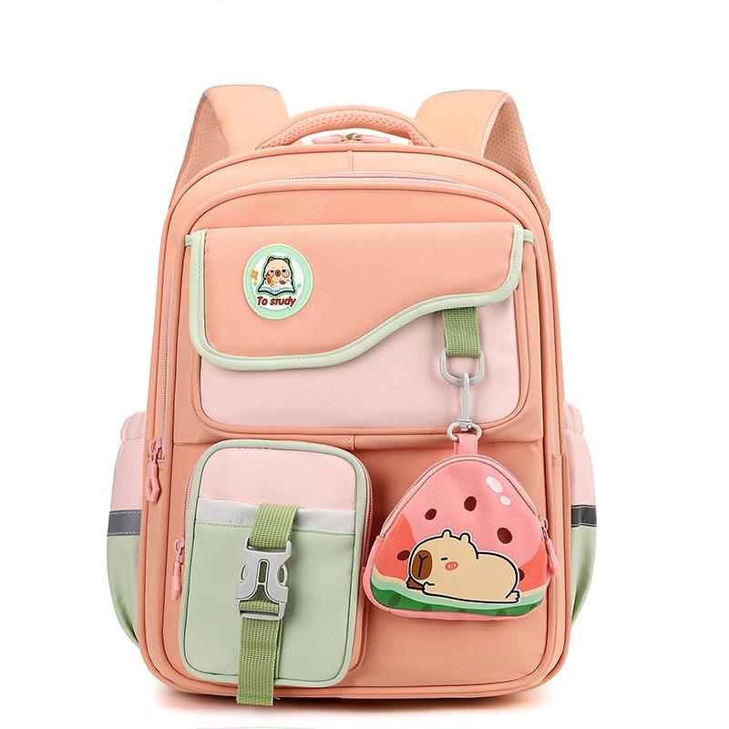 Cute schoolbag primary school students boys and girls large capacity backpack sweet small fresh children's backpack