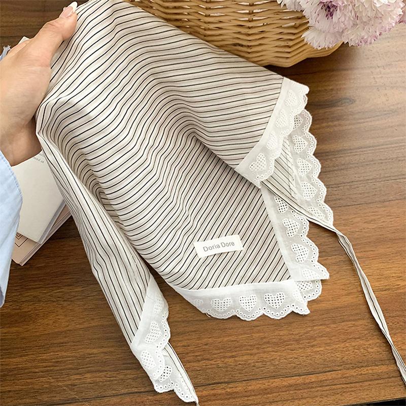 Kvinner Blonder Trekantskjerf Søte Jenter Solskjermingsskjerf Vår Sommer Fransk Strandstil Hårbånd Vintage Kvinne Dame Muslimsk Hijab