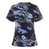 Women Short Sleeve V-neck Tops Working   Blouse